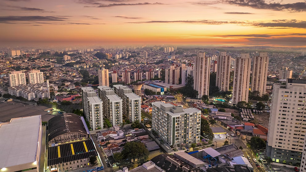Vista aérea da região do Sacomã
